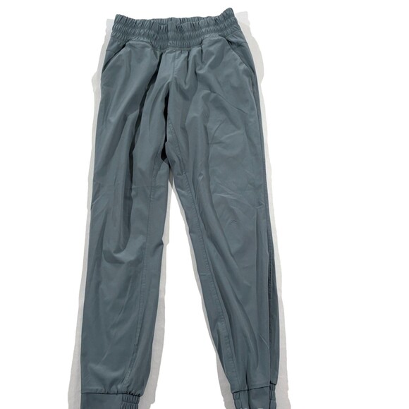 Free Fly Pants Women Sz XS Blue Breeze Pull On Jogger Pockets Poly Stretch Flaw - Picture 2 of 12